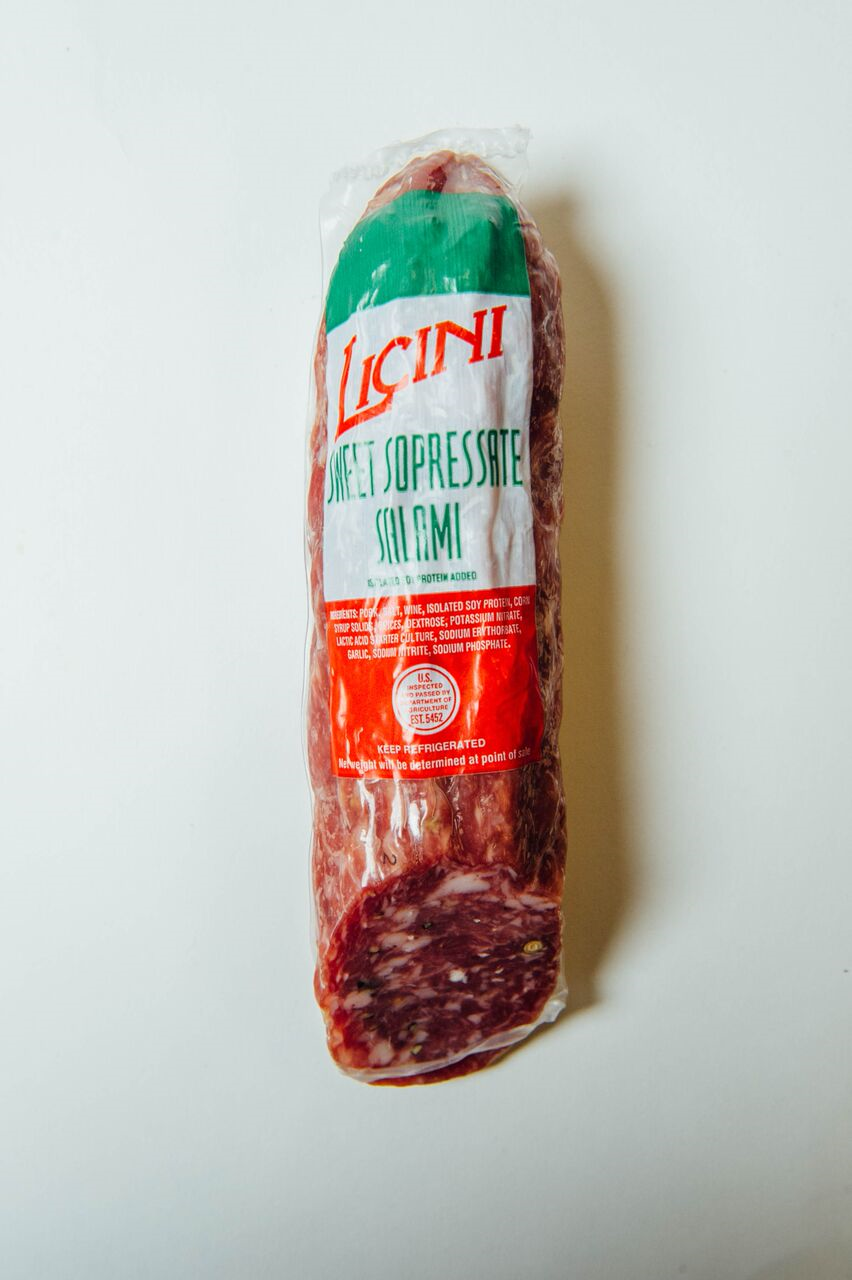 Licini Sweet Sopressate Salami Italian Food For You